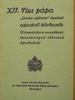 XI. Pius pápa - XII. Pius pápa apostoli körlevele a szentírásra vonatkozó tanulmányok időszerű ápolásáról [antikvár]