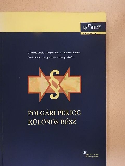 Cserba Lajos - Polgári perjog különös rész [antikvár]