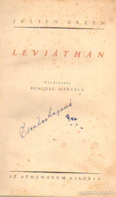 Green, Julien - Leviathan [antikvár]