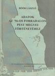 BÖŐR LÁSZLÓ - Adatok az '56-os forradalom Pest megyei történetéhez [antikvár]
