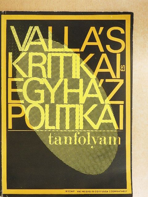 Dr. Konkoli Alajosné - Valláskritikai és egyházpolitikai tanfolyam [antikvár]