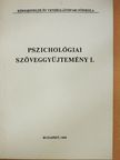 Carl G. Jung - Pszichológiai szöveggyűjtemény I. [antikvár]