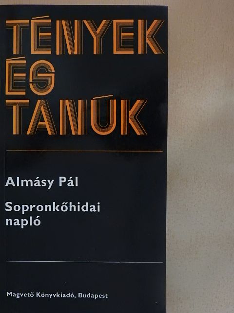 Almásy Pál - Sopronkőhidai napló [antikvár]