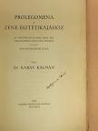 Dr. Kabay Kálmán - Prolegomena a zene esztétikájához [antikvár]
