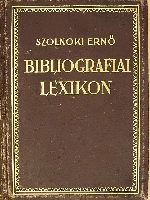 Bibliografiai Lexikon [antikvár]