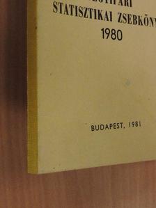 Vegyipari statisztikai zsebkönyv 1980 [antikvár]
