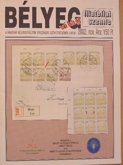 Bélyegvilág 2002. november [antikvár]