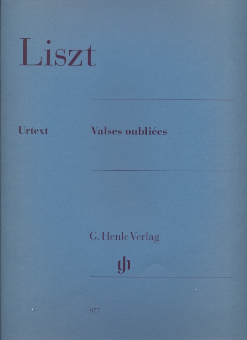 LISZT - VALSES OUBLIÉES FÜR KLAVIER URTEXT (JOST/KOENEN)