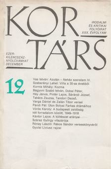 SZÁRAZ GYÖRGY - Kortárs 1986/12. december [antikvár]