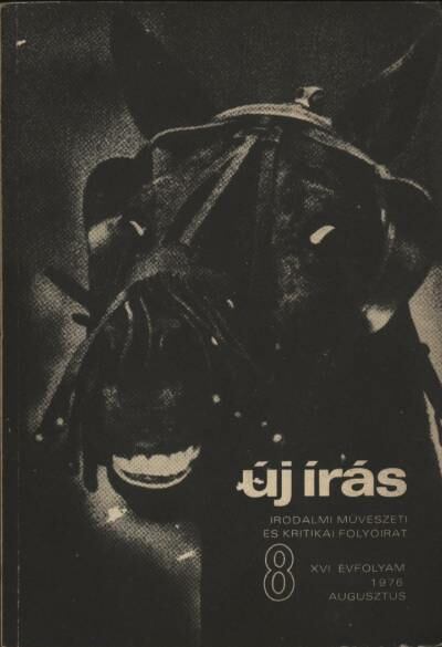 Új írás 1976. augusztus XVI. évfolyam [antikvár]