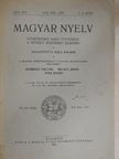 Balogh József - Magyar Nyelv 1930. május-június [antikvár]