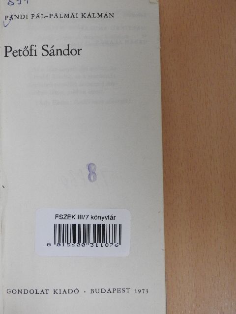 Pálmai Kálmán - Petőfi Sándor [antikvár]