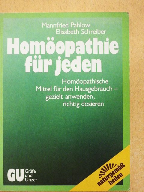 Elisabeth Schreiber - Homöopathie für jeden [antikvár]