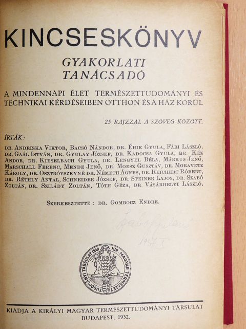 Bacsó Nándor - Kincseskönyv [antikvár]