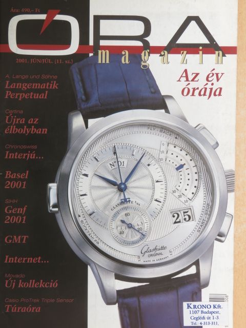 Noszvai András - Óra magazin 2001. június-július [antikvár]