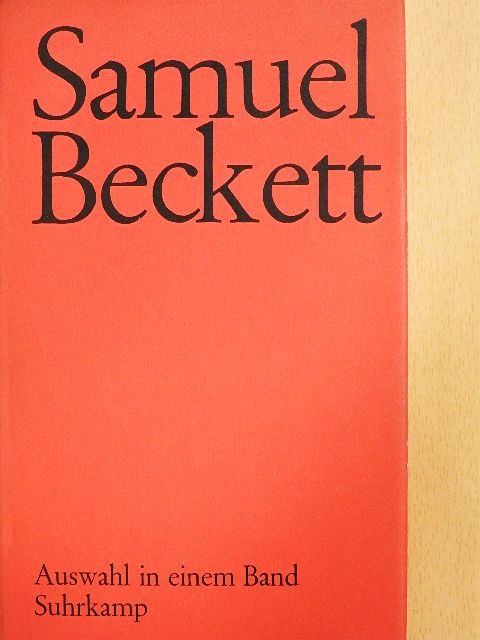 Samuel Beckett - Auswahl in einem Band [antikvár]