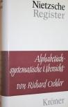 Richard Oehler - Nietzsche-Register [antikvár]