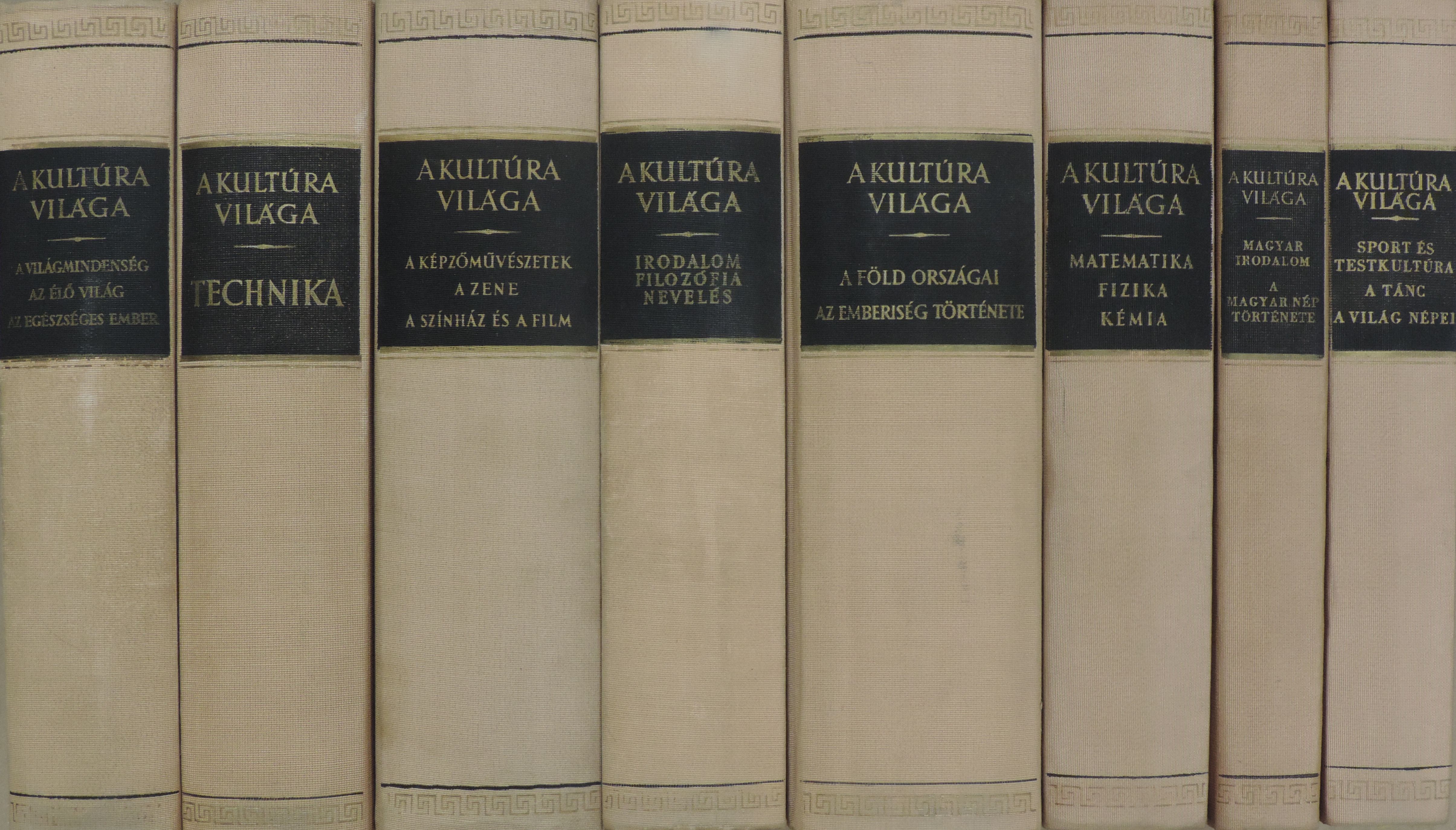A kultúra világa I-VIII. [antikvár]