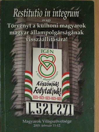 Ágoston András - Restitutio in integrum [antikvár]