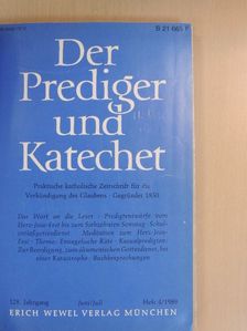 Der Prediger und Katechet 1989. (nem teljes) [antikvár]