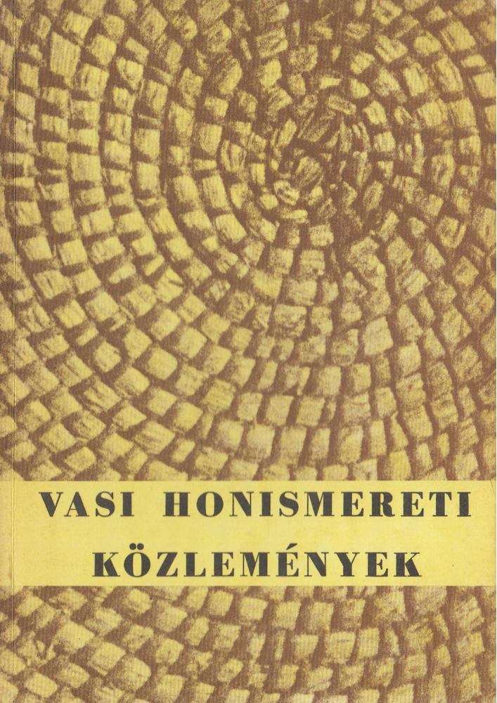 Vasi honismereti közlemények 1979. [antikvár]