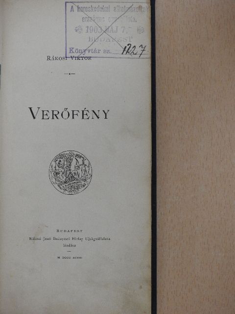 Rákosi Viktor - Verőfény [antikvár]