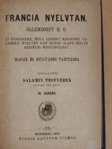 Francia nyelvtan [antikvár]