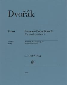 DVORAK - SERENADE E-DUR OP.22 FÜR STREICHORCHESTER . PARTITUR