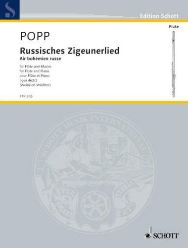 POPP - RUSSISCHES ZIGEUNERLIED FÜR FLÖTE UND KLAVIER OP.462/2 (WEINZIERL & WAECHTER)