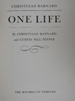 Christiaan Barnard - Christiaan Barnard - One Life [antikvár]