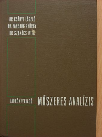 Dr. Csányi László - Műszeres analízis [antikvár]