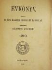 Alexander Bernát - Évkönyv 1910 [antikvár]