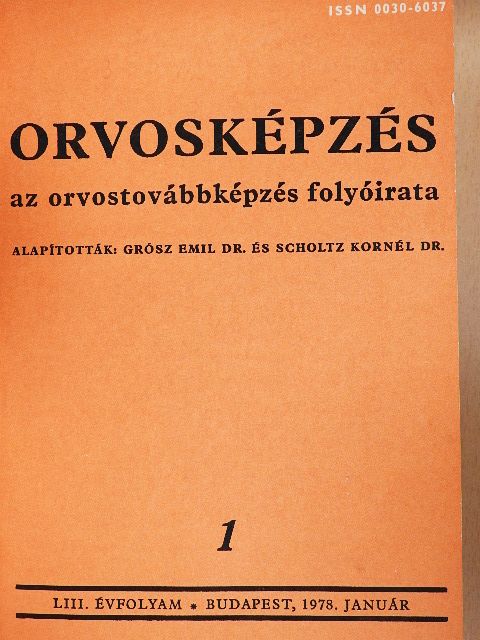 Dr. Andor Miklós - Orvosképzés 1978-1979. január-december [antikvár]