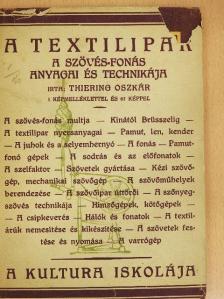 Dr. Thiering Oszkár - A textilipar [antikvár]
