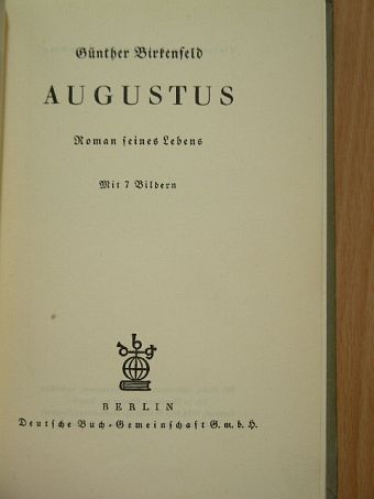 Günther Birkenfeld - Augustus [antikvár]
