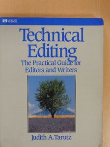 Judith A. Tarutz - Technical Editing [antikvár]