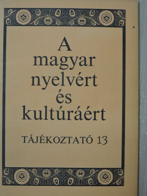 Bánhidi Zoltán - A magyar nyelvért és kultúráért [antikvár]