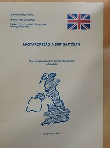 Dr. Pepóné Nagy Valéria - Magyarország a brit sajtóban [antikvár]