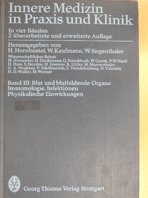 H. Hornbostel - Innere Medizin in Praxis und Klinik III. [antikvár]
