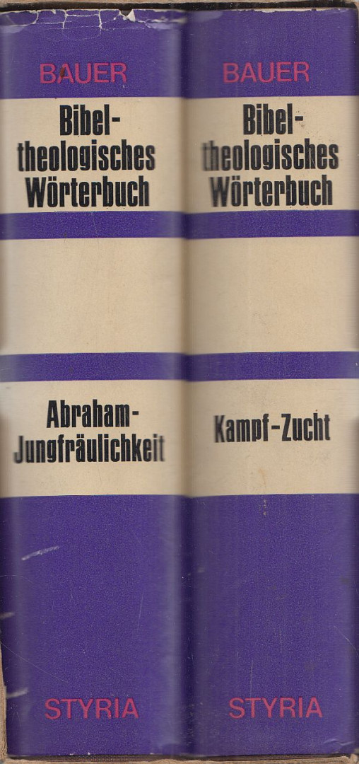 Johannes B. Bauer - Bibeltheologisches Wörterbuch I-II. [antikvár]