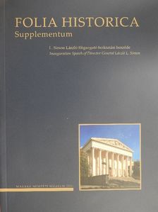 L. Simon László - Folia Historica Supplementum [antikvár]