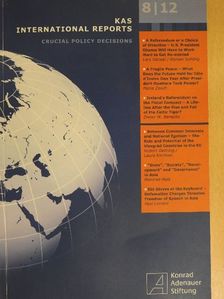 Dieter W. Benecke - KAS International Reports 8/12 [antikvár]