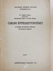 Dr. Pogány Frigyes - Újkori építészettörténet [antikvár]