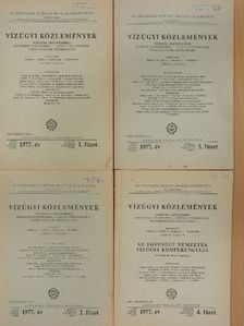Gergely István - Vízügyi Közlemények 1977/1-4. [antikvár]