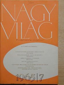 Anna Seghers - Nagyvilág 1965. július [antikvár]