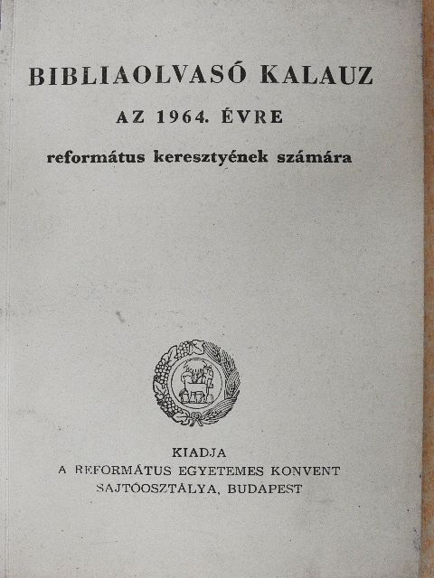 Bibliaolvasó kalauz az 1964. évre [antikvár]