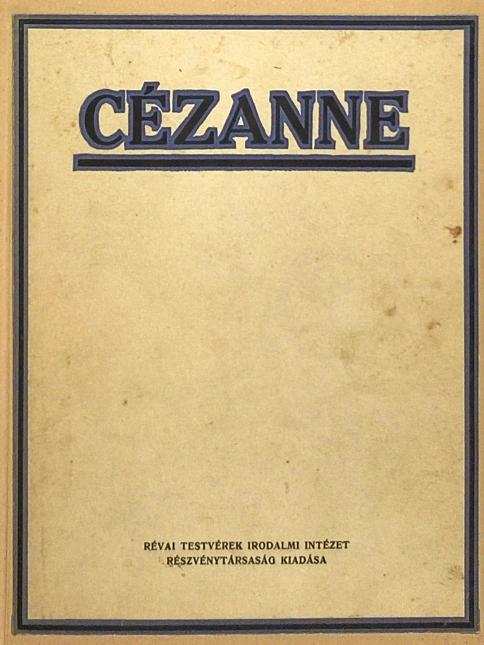 Tristan-L. Klingsor - Cézanne [antikvár]