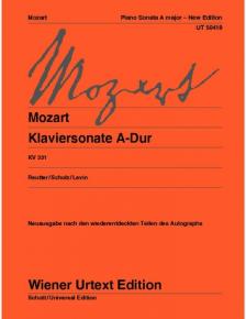 MOZART, W,A, - KLAVIERSONATE A-DUR KV 331 (REUTTER / SCHOLZ / LEVIN)