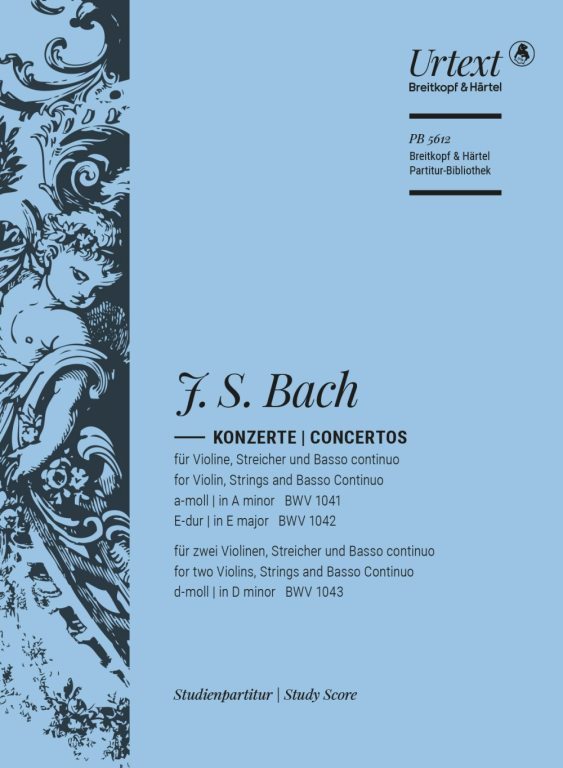 J. S. Bach - KONZERTE  a-MOLL BWV 1041, E-DUR BWV 1042, d-MOLL BWV 1043. STUDIENPARTITUR