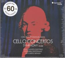 CARL PHILIPP EMANUEL BACH - CELLO CONCERTOS,CD